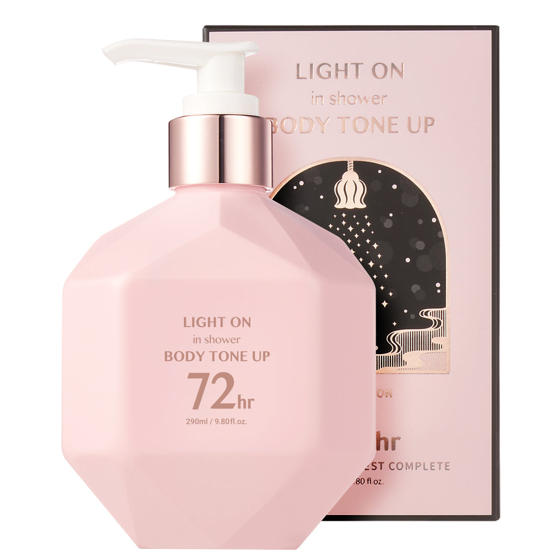 BOM LIGHT ON in Shower Body Tone up