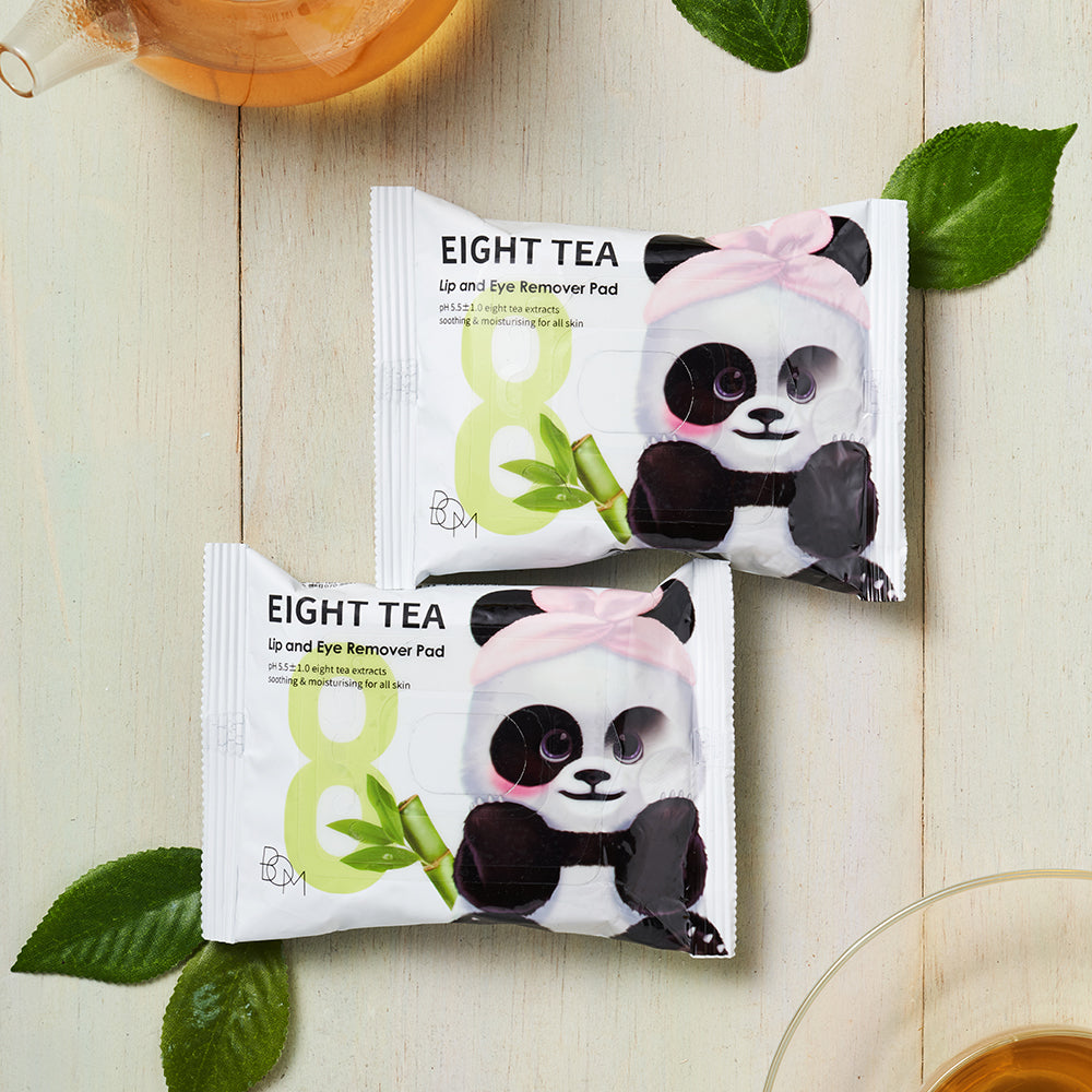 BOM EIGHT TEA LIP AND EYE REMOVER PAD
