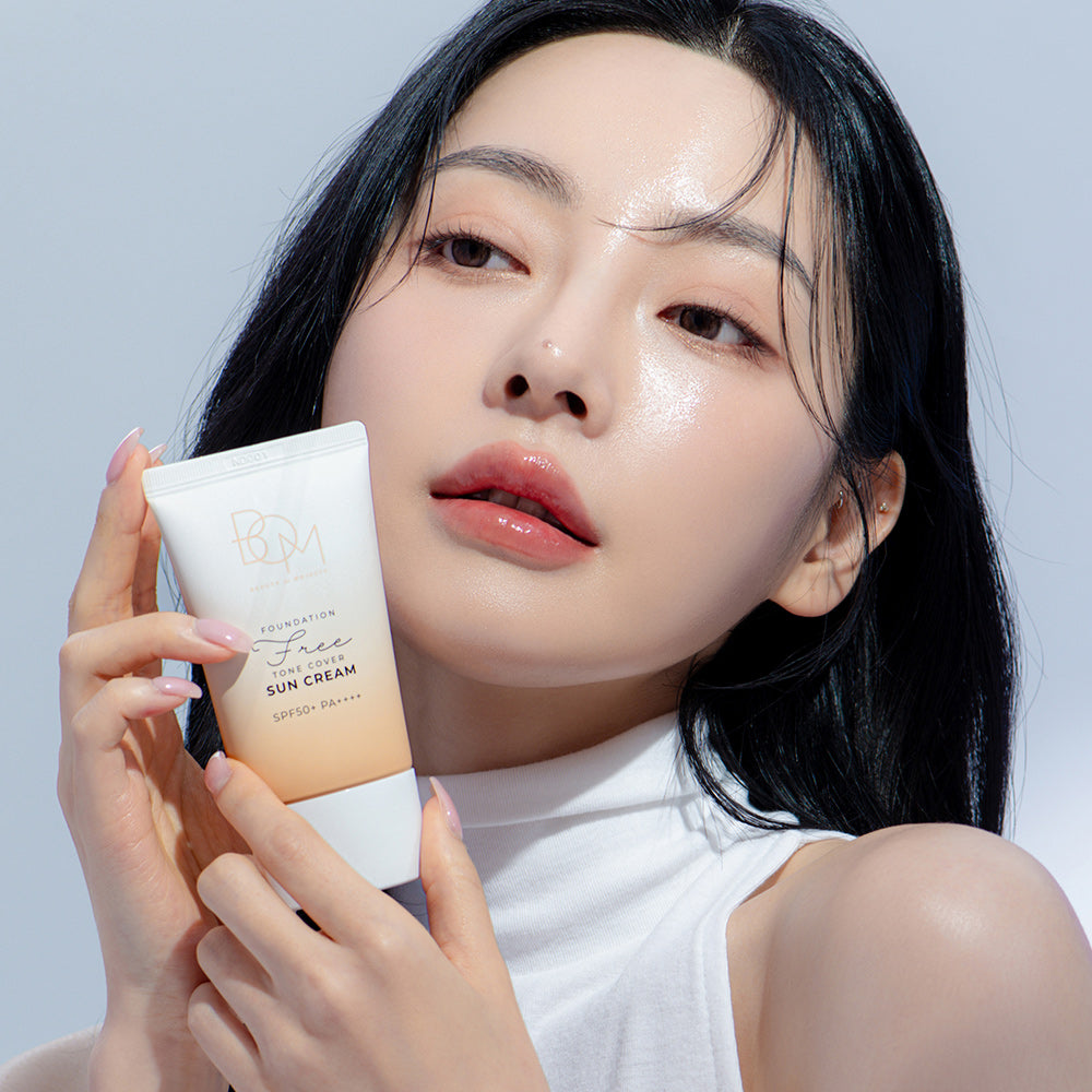 BOM FOUNDATION FREE TONE COVER SUN CREAM