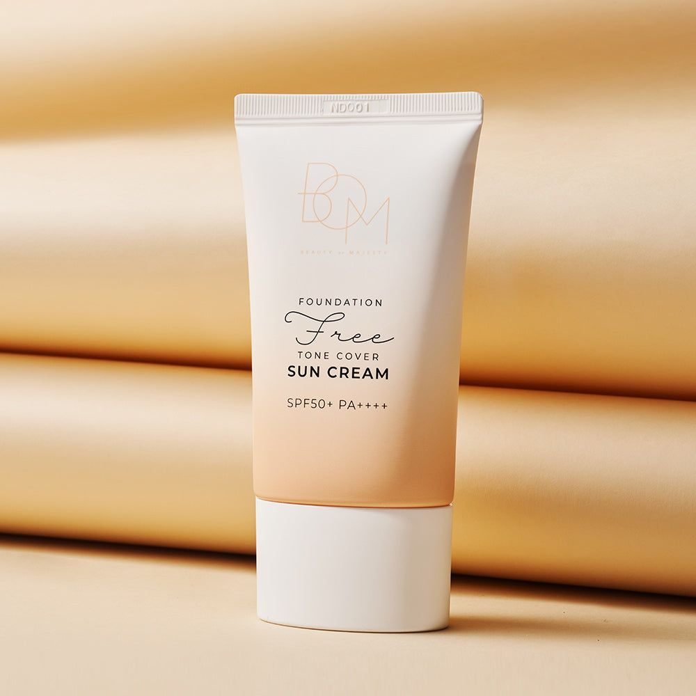 BOM FOUNDATION FREE TONE COVER SUN CREAM